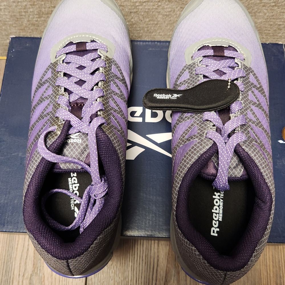 Reebok Speed TR‎ Work Women 10.5W Purple Lavender Composite Toe RB451 Shoes
